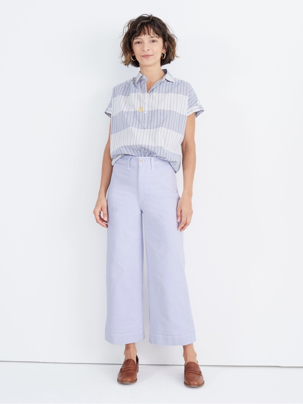Madewell Emmett Wide-Leg Crop Pants